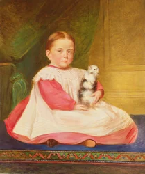 Child with guinea pig